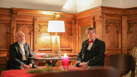 Weihbischof Gerhard Feige (li.) und Landesbischof Friedrich Kramer