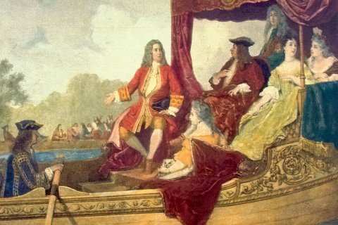 Georg I. mit G.F. Händel auf der Themse
