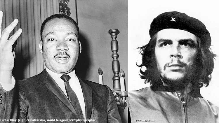 Martin Luther King und Che Guevara