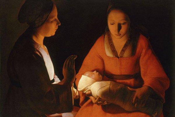 Geburt Christi/ Das Neugeborene
