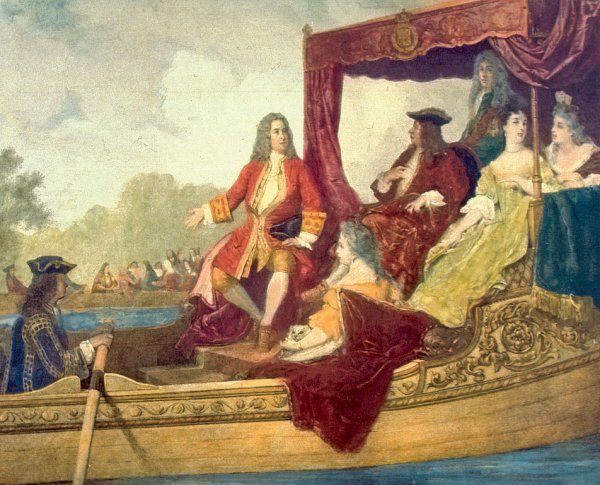Georg I. mit G.F. Händel auf der Themse